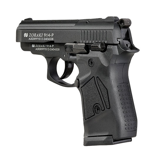 Zoraki 914 brniert Schreckschuss Pistole Kal. 9 mm P.A.K. + 50 Schuss Pobjeda Steel Blitz Bild 7