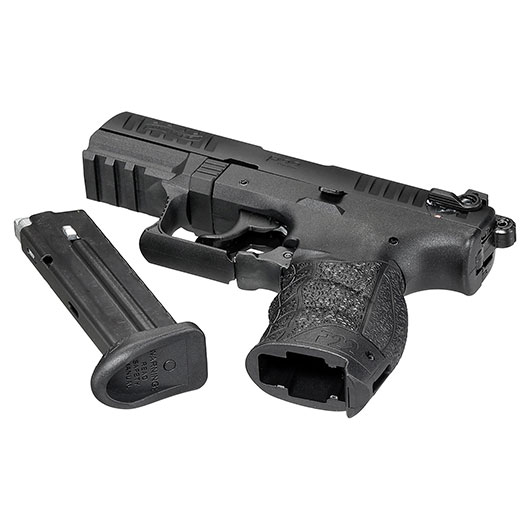 Walther P22Q Schreckschuss Pistole Kal. 9mm P.A.K. brniert + 50 Schuss Black Blitz Bild 6