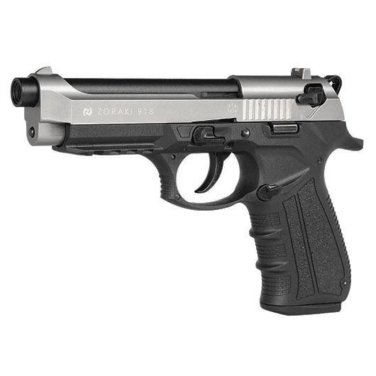 Zoraki 918 Schreckschusspistole 9mm P.A.K. titan - Set inkl. 50 Black Blitz Platzpatronen Bild 1