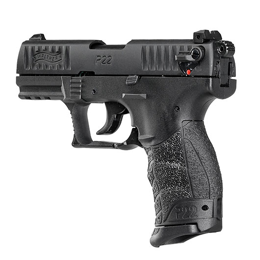 Walther P22Q Schreckschuss Pistole 9mm P.A.K. schwarz inklusive 2x 50 Platzpatronen SET Bild 7