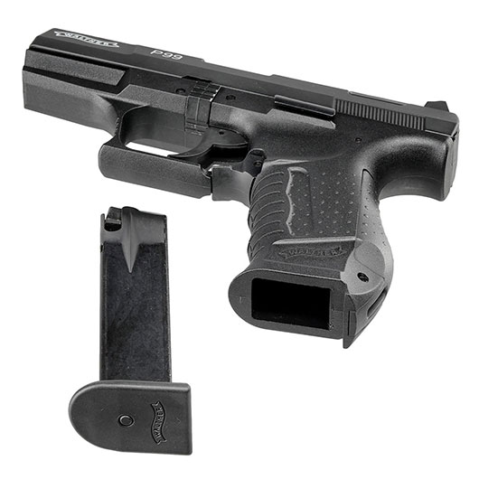Walther P99 Schreckschuss Pistole 9mm P.A.K. schwarz inkl. 2x 50 Platzpatronen Bild 6