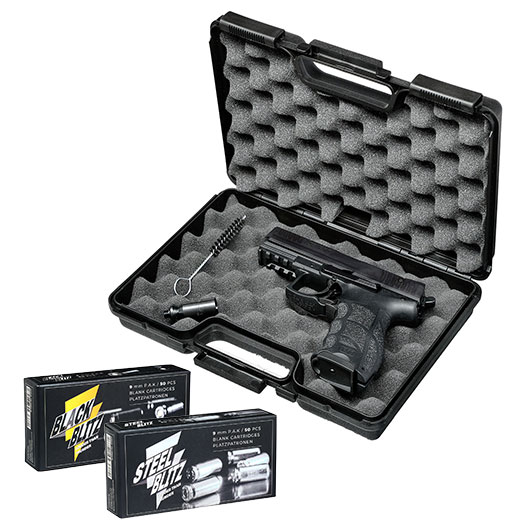 Heckler & Koch P30 Schreckschuss-Pistole 9 mm P.A.K. brniert inkl. 2x 50 Platzpatronen Bild 4