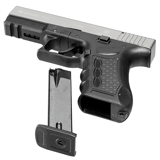 Zoraki 917 Schreckschusspistole 9mm P.A.K. titan inkl. 2x 50 Platzpatronen Bild 6
