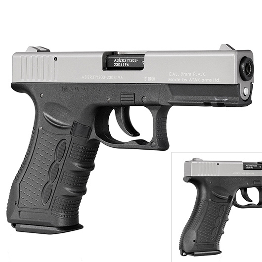 Zoraki 917 Schreckschusspistole 9mm P.A.K. titan inkl. 2x 50 Platzpatronen Bild 9