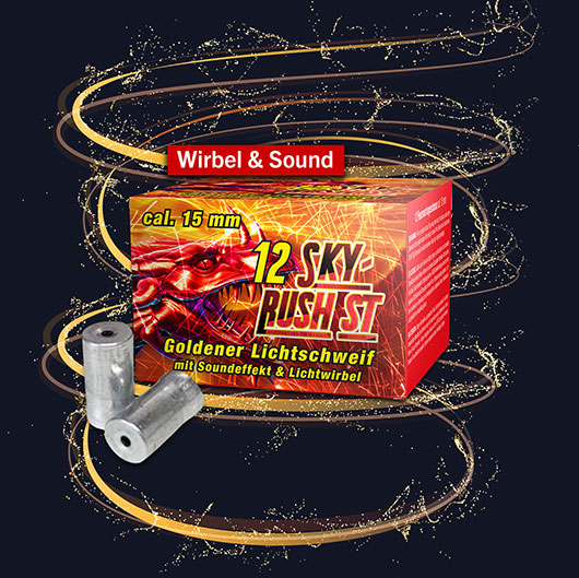 Sky Rush ST 12-teilig Signaleffekte fr Schreckschusswaffen