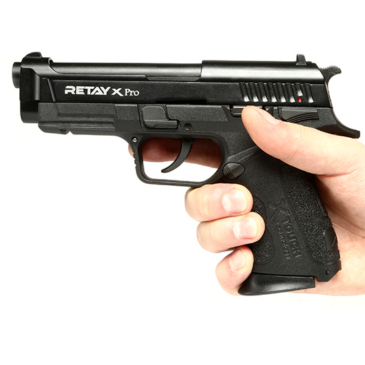 Retay X Pro Schreckschuss Pistole 9mm P.A.K. brniert Bild 5