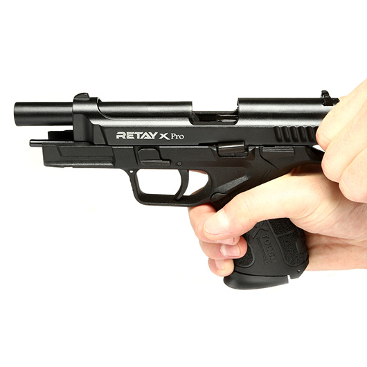 Retay X Pro Schreckschuss Pistole 9mm P.A.K. brniert Bild 6