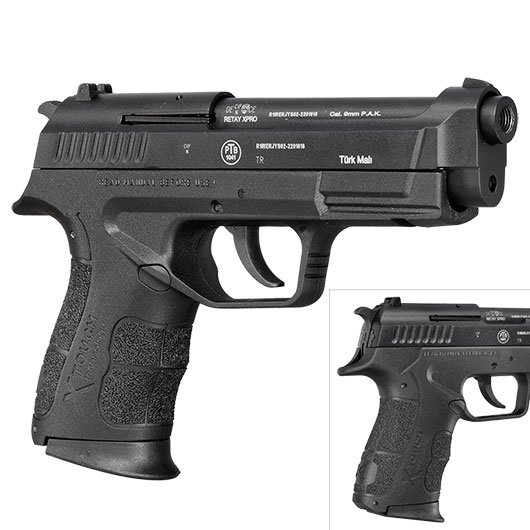 Retay X Pro Schreckschuss Pistole 9mm P.A.K. brniert Bild 9