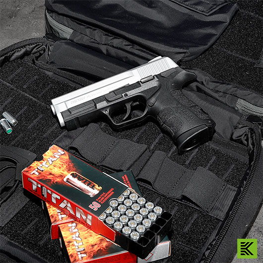 Retay X Treme Schreckschuss Pistole 9mm P.A.K. nickel Bild 1
