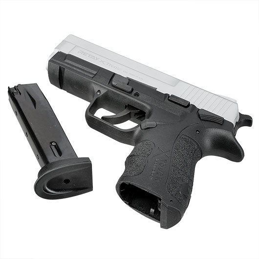 Retay X Treme Schreckschuss Pistole 9mm P.A.K. nickel Bild 6