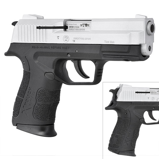 Retay X Treme Schreckschuss Pistole 9mm P.A.K. nickel Bild 9