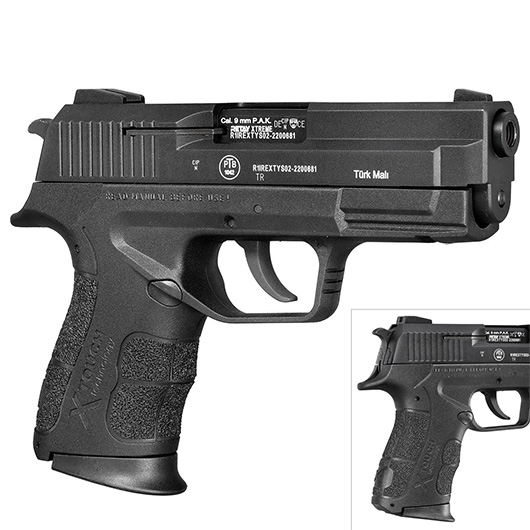Retay X Treme Schreckschuss Pistole 9mm P.A.K. brniert inkl. 2x 50 Platzpatronen Bild 9