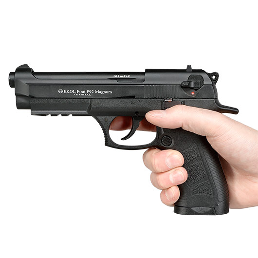 Ekol P92 Magnum Schreckschusspistole 9mm P.A.K. brniert Bild 5