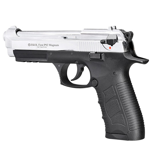 Ekol P92 Magnum Schreckschusspistole 9mm P.A.K. chrom Bild 7