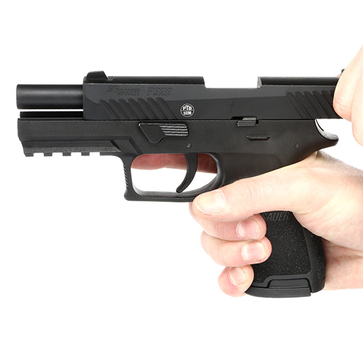 Sig Sauer P320 Schreckschuss Pistole 9mm P.A.K. brniert inkl. Waffenkoffer Bild 6