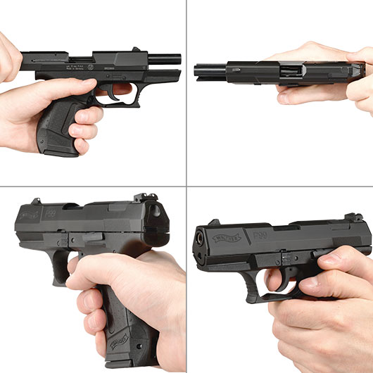 Walther P99 SV Schreckschuss Pistole 9 mm P.A.K. brniert mit Stahlverschluss Bild 11