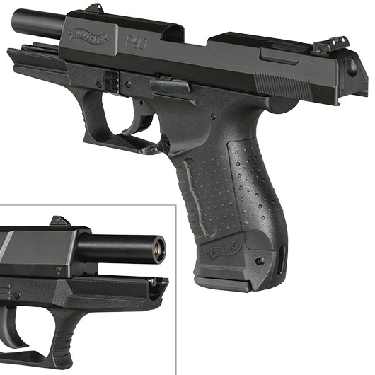 Walther P99 SV Schreckschuss Pistole 9 mm P.A.K. brniert mit Stahlverschluss Bild 8