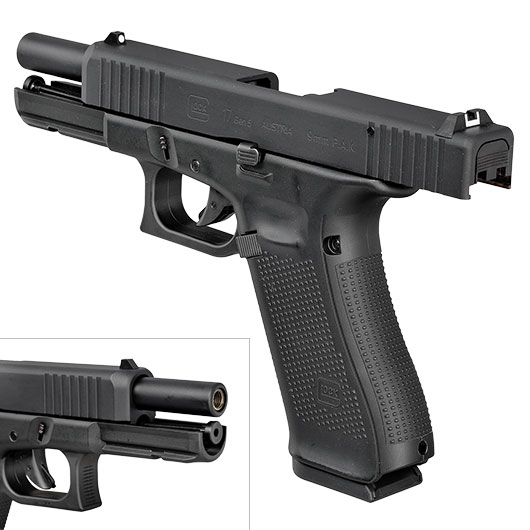 Glock 17 Gen5 Schreckschuss Pistole 9mm P.A.K. brniert inkl. Waffenkoffer Bild 8