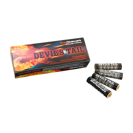 Zink Feuerwerk Devil`s Tail 20 Schuss Signaleffekte fr Schreckschusswaffen Bild 2