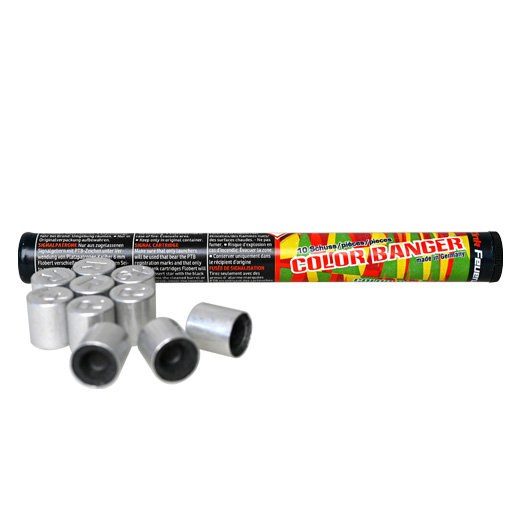 Zink Feuerwerk Color Banger 10 Schuss Signalsterne fr Schreckschusswaffen Bild 1