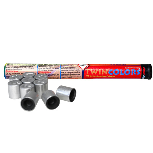 Zink Feuerwerk Twin Colors 10 Schuss Signalsterne fr Schreckschusswaffen Bild 1