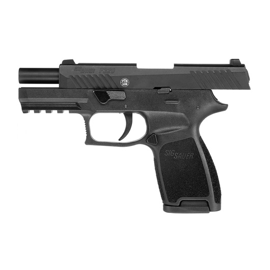 Sig Sauer P320 Schreckschuss Pistole 9mm P.A.K. schwarz inkl. 100 Schuss Platzpatronen Bild 1
