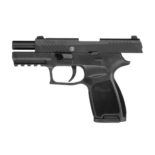 Sig Sauer P320 Schreckschuss Pistole 9mm P.A.K. schwarz inkl. 100 Schuss Platzpatronen Bild 10