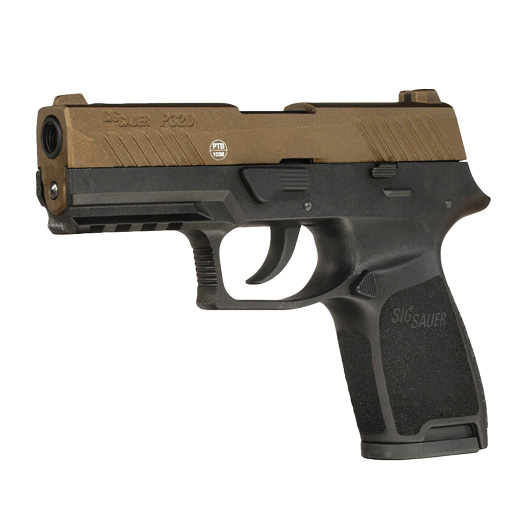 Sig Sauer P320 Schreckschuss Pistole 9mm P.A.K. midnight bronze inkl. 100 Schuss Platzpatronen Bild 1