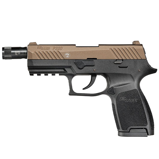 Sig Sauer P320 Schreckschuss Pistole 9mm P.A.K. midnight bronze inkl. 100 Schuss Platzpatronen Bild 10