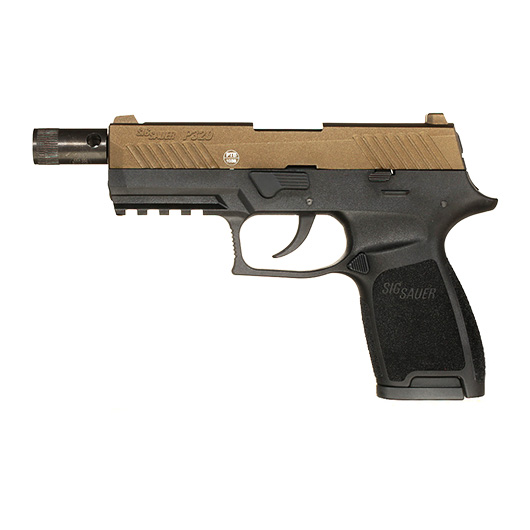 Sig Sauer P320 Schreckschuss Pistole 9mm P.A.K. midnight bronze inkl. 100 Schuss Platzpatronen Bild 11