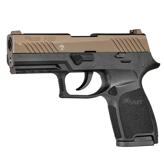 Sig Sauer P320 Schreckschuss Pistole 9mm P.A.K. midnight bronze inkl. 100 Schuss Platzpatronen Bild 2