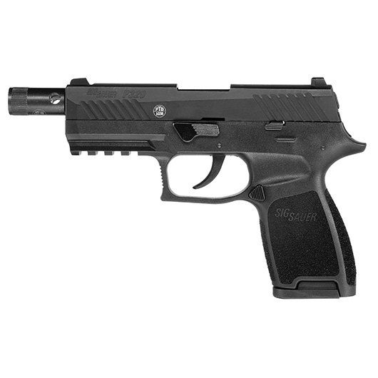Sig Sauer P320 Schreckschuss Pistole 9mm P.A.K. schwarz inkl. 100 Schuss Platzpatronen, Ersatzmagazin und Holster Bild 11