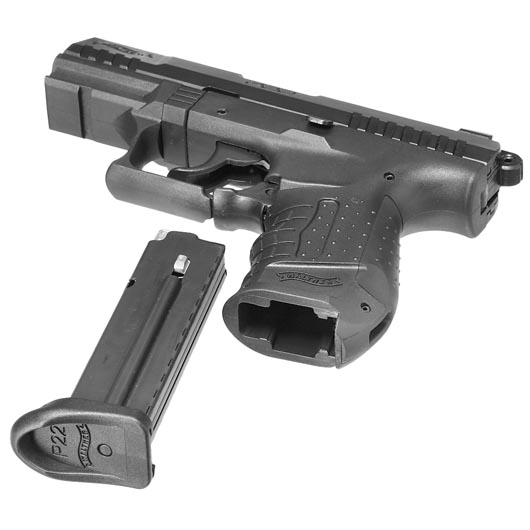 Walther P22 Ready Schreckschuss Pistole 9mm P.A.K. brniert Bild 5