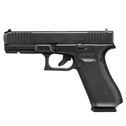 Glock 17 Gen5 SV Schreckschuss Pistole 9mm P.A.K. brniert streng limitiert inkl. Glock Koffer und Wechsel-Griffrcken