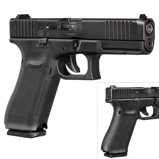 Glock 17 Gen5 SV Schreckschuss Pistole 9mm P.A.K. brniert streng limitiert inkl. Glock Koffer und Wechsel-Griffrcken Bild 9