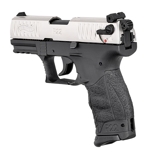Walther P22Q Schreckschuss Pistole 9mm P.A.K. nickel inkl. austauschbare Griffrcken (S, L) Bild 7