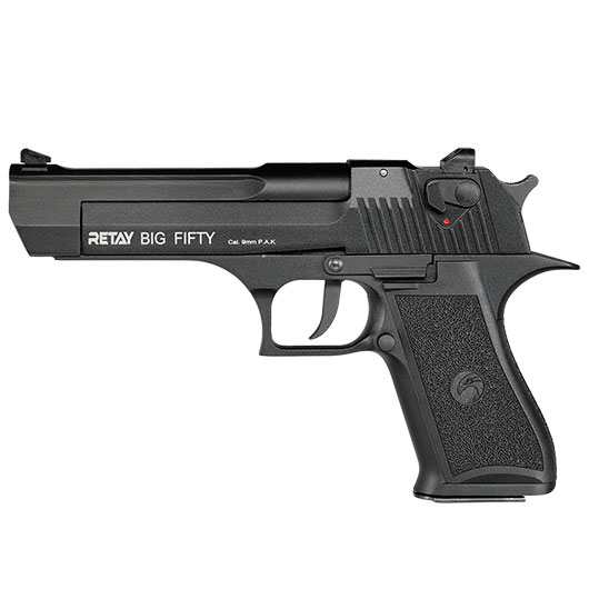 Retay Big Fifty Schreckschusspistole 9mm P.A.K. brniert