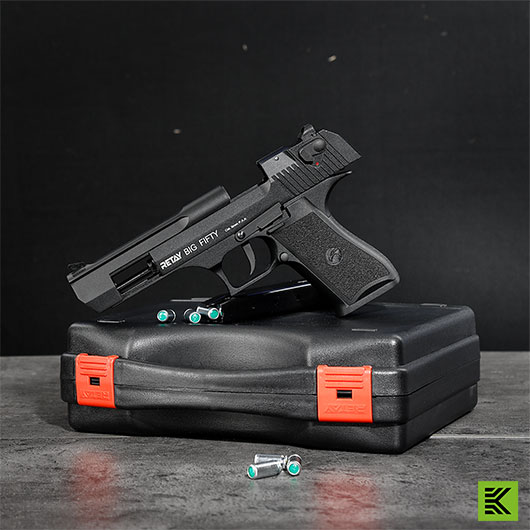 Retay Big Fifty Schreckschusspistole 9mm P.A.K. brniert Bild 1