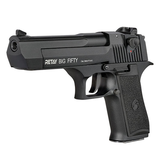 Retay Big Fifty Schreckschusspistole 9mm P.A.K. brniert Bild 2