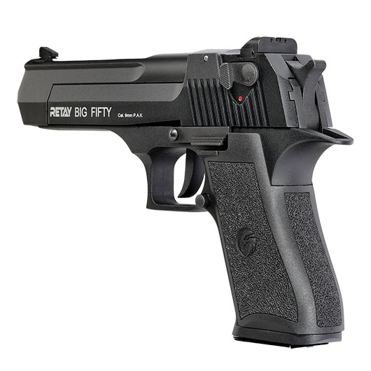 Retay Big Fifty Schreckschusspistole 9mm P.A.K. brniert Bild 7