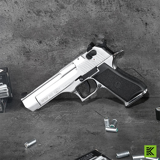 Retay Big Fifty Schreckschusspistole 9mm P.A.K. chrome-finish Bild 1