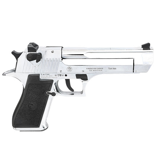 Retay Big Fifty Schreckschusspistole 9mm P.A.K. chrome-finish Bild 3