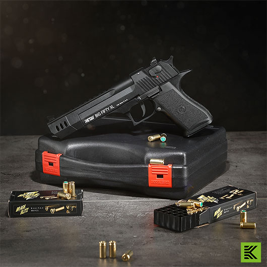 Retay Big Fifty XL Schreckschusspistole 9mm P.A.K. brniert Bild 1