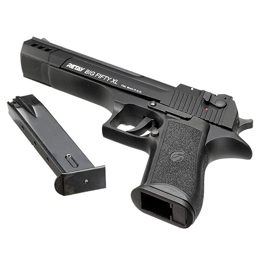 Retay Big Fifty XL Schreckschusspistole 9mm P.A.K. brniert Bild 6