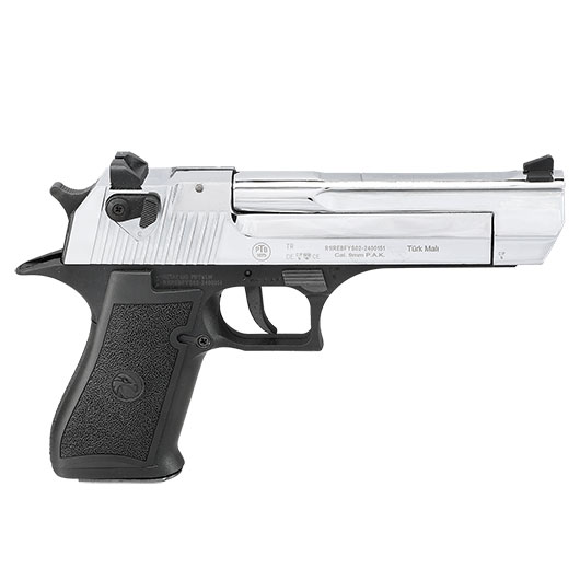 Retay Big Fifty LW Schreckschusspistole 9mm P.A.K. chrome-finish Bild 3