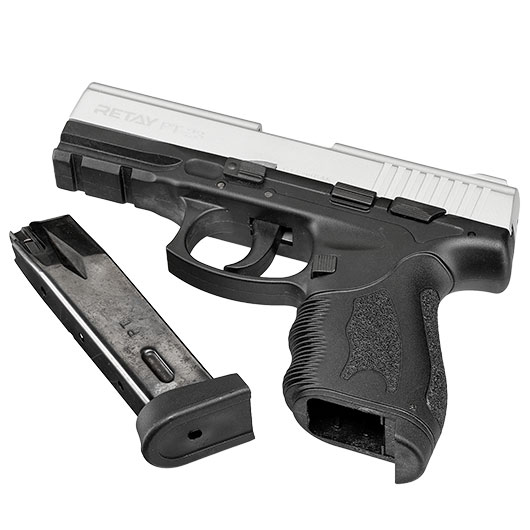 Retay PT-23 Schreckschusspistole 9mm P.A.K. Nickel-Finish Bild 6