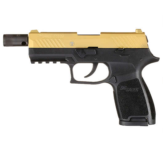 Sig Sauer P320 Schreckschuss Pistole 9mm P.A.K. gold inkl. Waffenkoffer Bild 8
