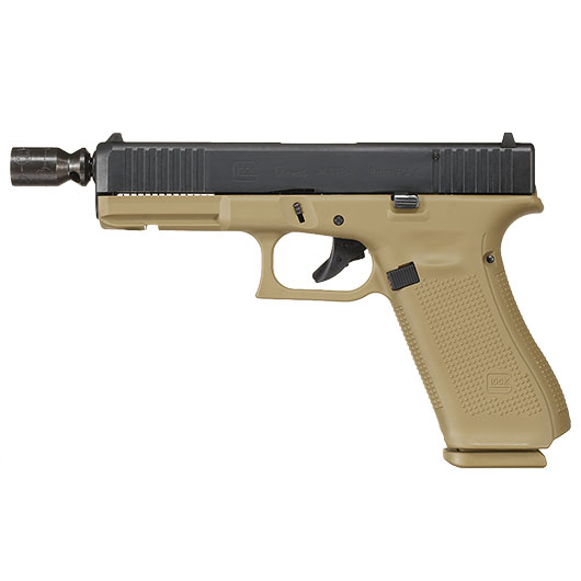 Glock 17 Gen5 Schreckschuss Pistole 9mm P.A.K. coyote inkl. Waffenkoffer Bild 10