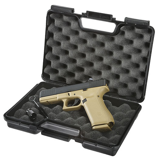 Glock 17 Gen5 Schreckschuss Pistole 9mm P.A.K. coyote inkl. Waffenkoffer Bild 4