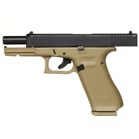 Glock 17 Gen5 Schreckschuss Pistole 9mm P.A.K. coyote inkl. Waffenkoffer Bild 8